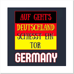 Germany Qatar World Cup 2022 - Auf Geht's Deutschland schiesst ein tor Posters and Art